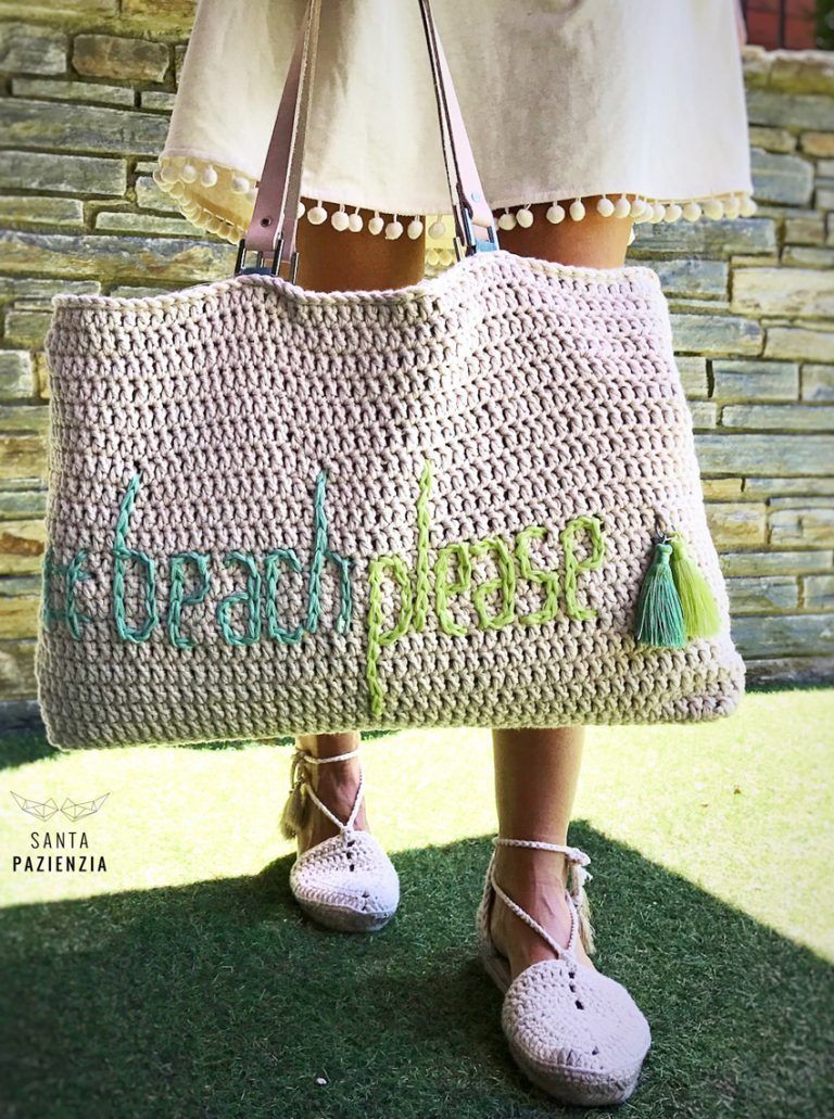 Bolso crochet Beach Please SANTA PAZIENZIA